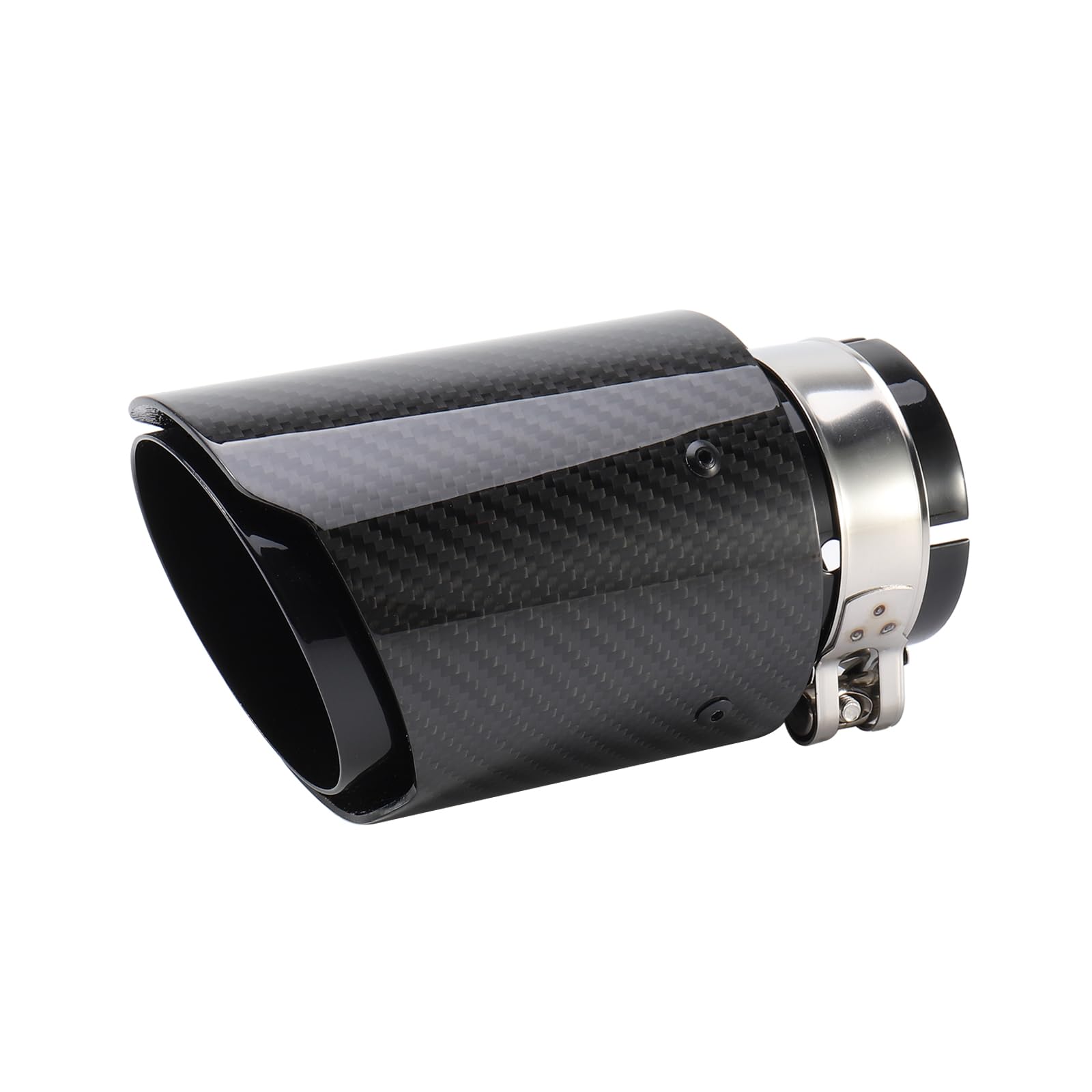 Photo 1 of Real Carbon Fiber Exhaust Tip 2 1/4 Inlet 3 1/2 Outlet Real Carbon Fiber 2.25-3.5 Exhaust Tip 2MM Thickness