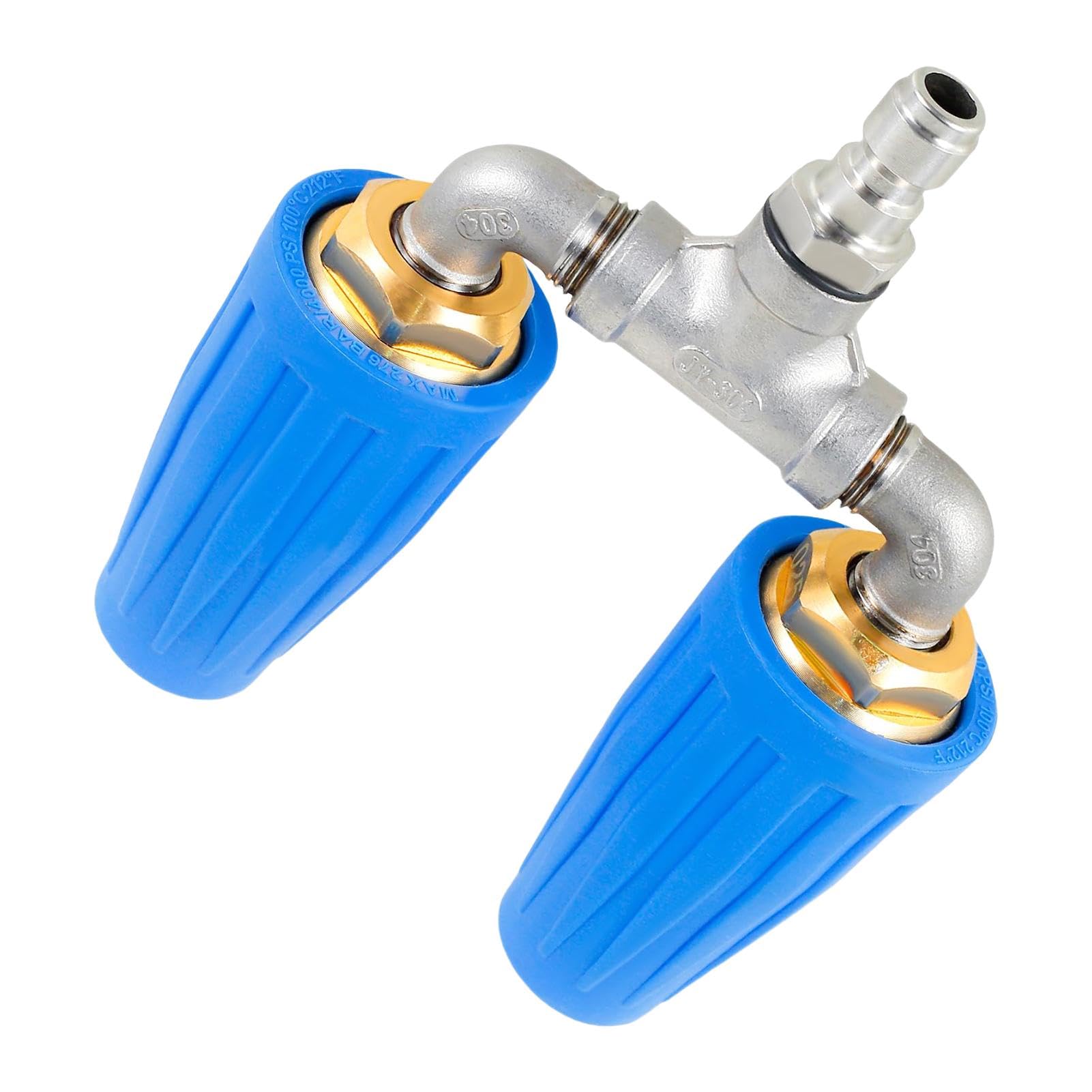 Buse turbo pour nettoyeur haute pression à jet rotatif surpuissant pour décaper le béton
