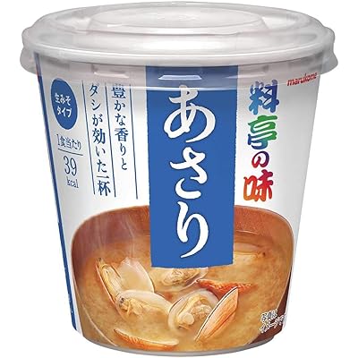 マルコメ　カップ 料亭の味 あさり 即席味噌汁 1食×6個 【料亭の味シリーズ】