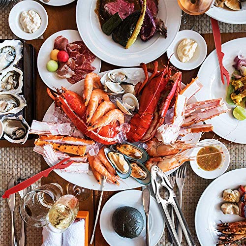 Wendom Crab Lobster Crackers And Tools Set 3Pcs Includes Crab Leg Crackers, Lobster Shellers, Crab Forks/Picks And Portable Storage Bag Seafood Tools #TOP4