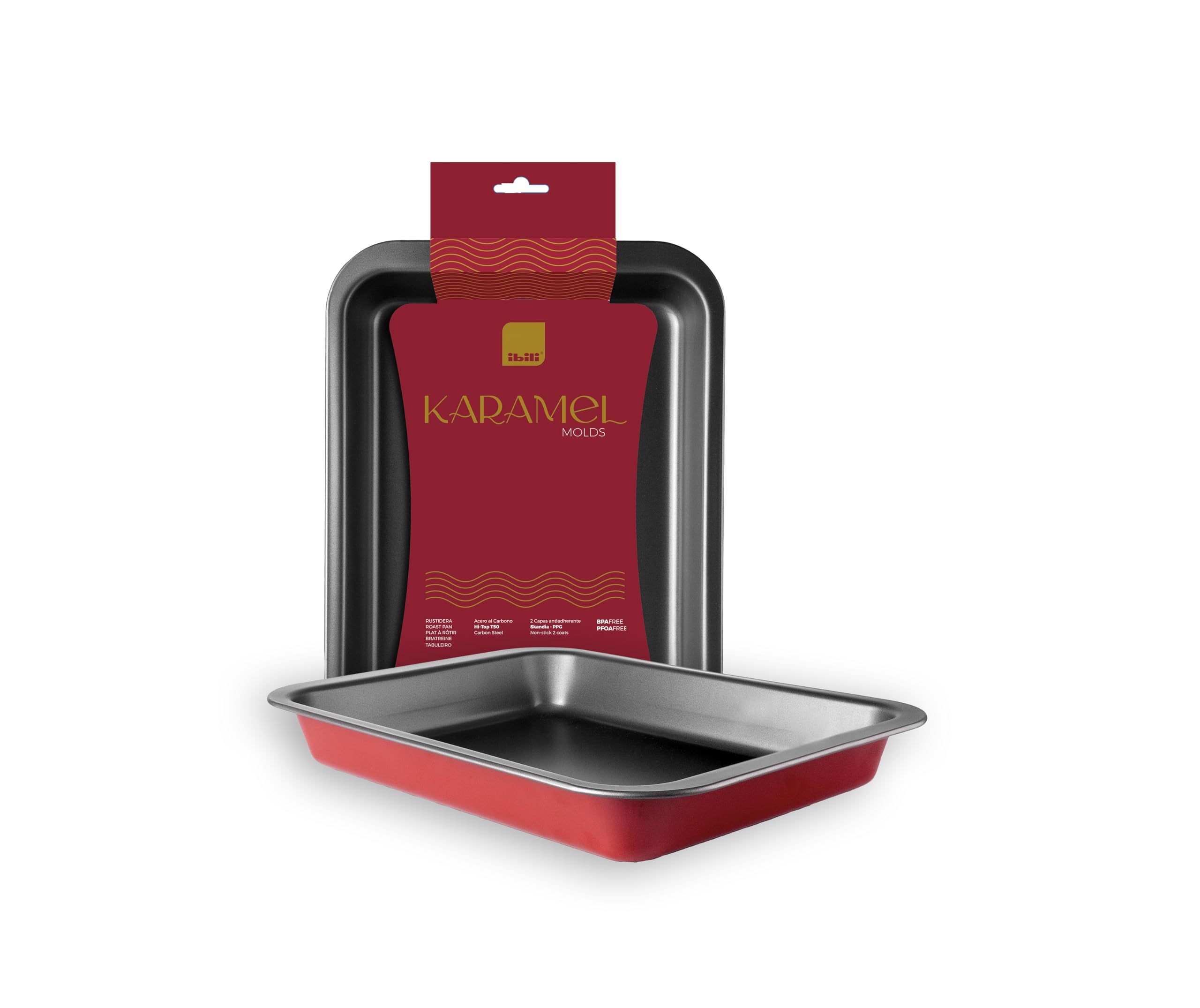 IBILI Karamel 24 x 32 cm Carbon Steel Roasting Dish