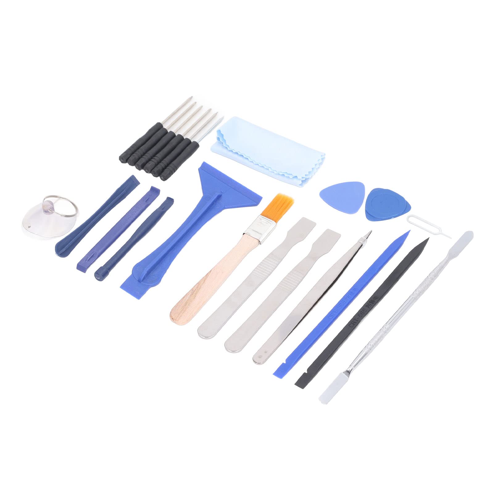 WOOXGEHM 22PCS Electronics Opening Pry Tool, Strong and Sturdy, Hard ABS Stainless Steel Disassembly Tool Repair Kit for Smartphone Disassembly and Repair