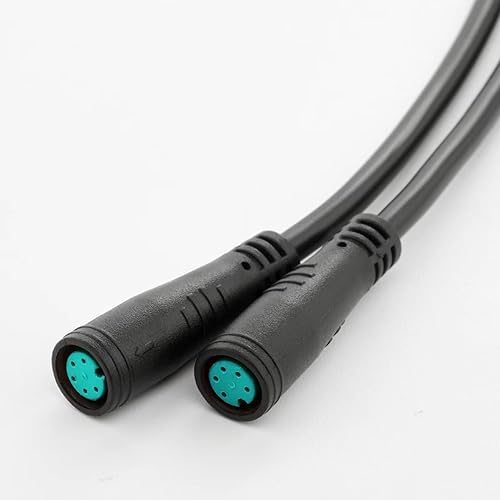 Miniatura 5 de EDENCOMERS Cable de extensión para bicicleta eléctrica 1T2, cable de extensión Y-Split con conector impermeable para luz Ebike, sensor de engranajes