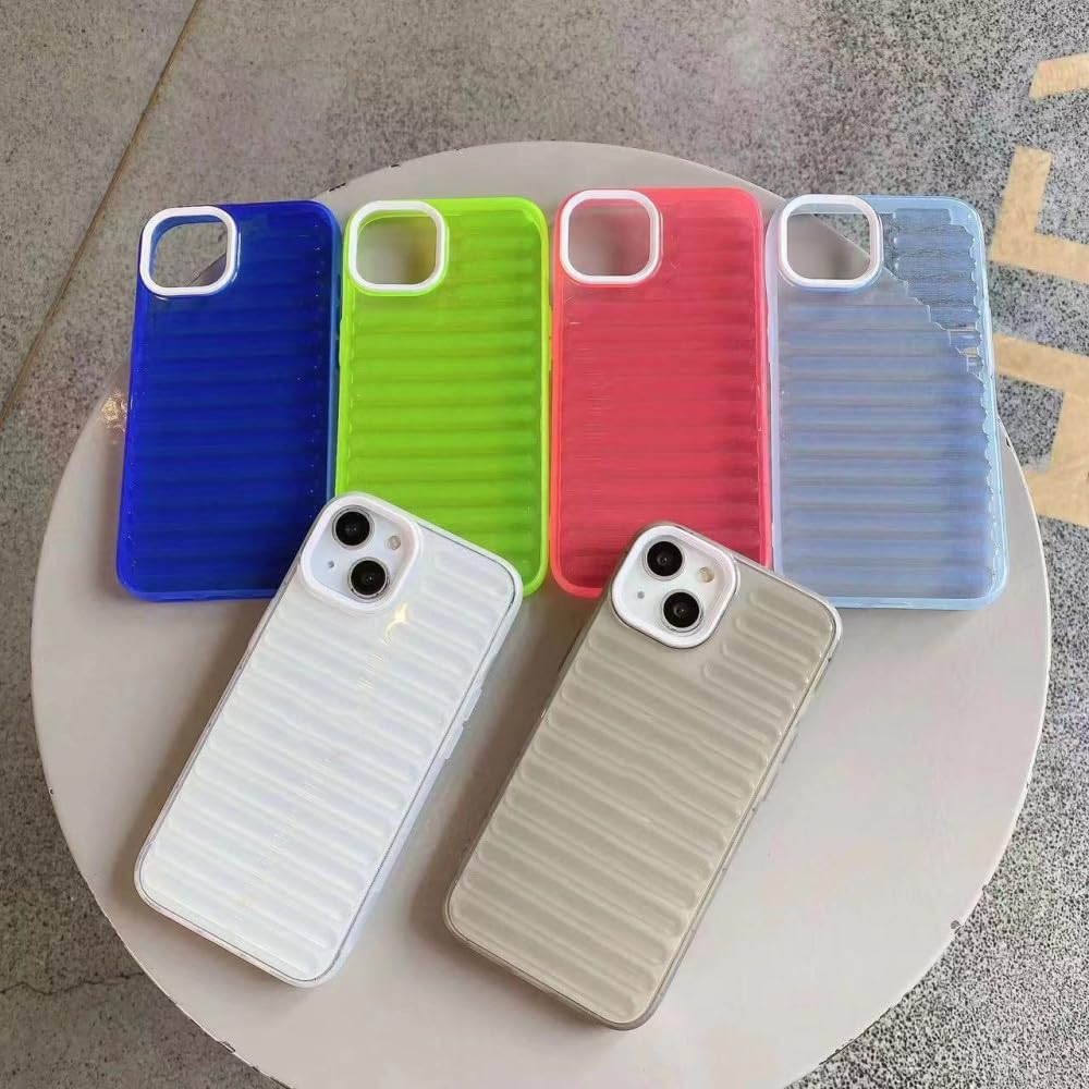iPhone用クリアTPUケース 格子模様 Amazon.co.jp: ファッション 3D ストライプ格子電話ケース iPhone 14