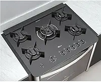 FISCHER FOGÃO DE EMBUTIR À GÁS 5 BOCAS TRIPLA CHAMA GRAN CHEFF COM DOURADOR 220V - 28550-65541