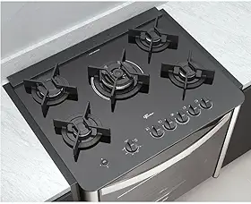 FISCHER FOGÃO DE EMBUTIR À GÁS 5 BOCAS TRIPLA CHAMA GRAN CHEFF COM DOURADOR 220V - 28550-65541