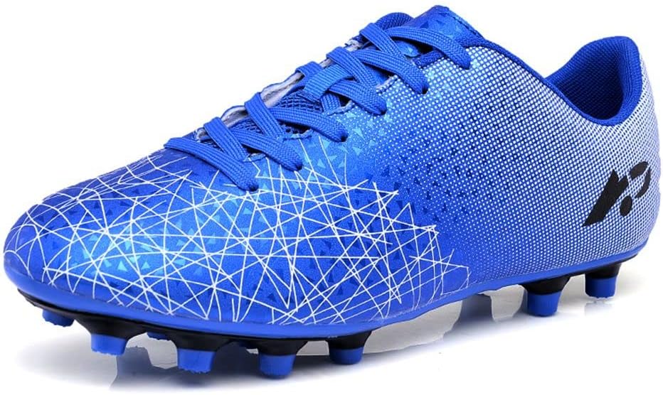 MAUGELY Men's Women's AG Sports Soccer Cleats Wear Resistant Training Shoes Non-Slip for Children