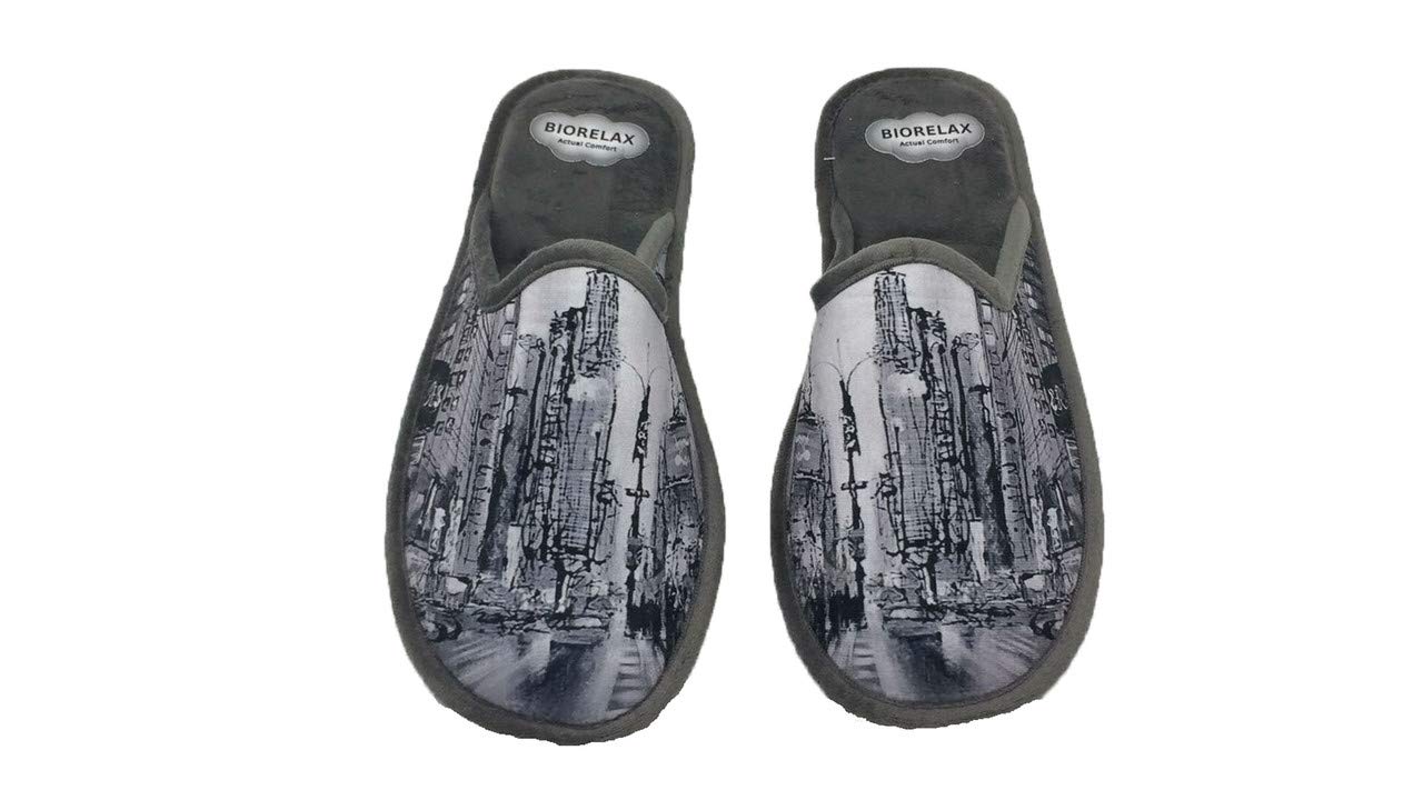 Biorelax Zapatillas de Estar por casa/Hombre Grenoble