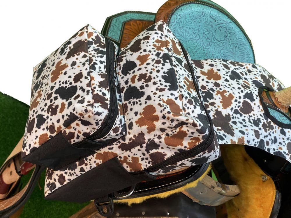 Sac de transport imperméable à imprimé vache, avec sac de