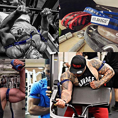 Image of Occlusion Training Bands by BFR BANDS PRO Slim Model, 2 Pack, Blood Flow Restriction Bands with 1 inch Width - Comfort Wrapped Metal Buckle, Extra Thick Elastic, Multiple Patents Pending
