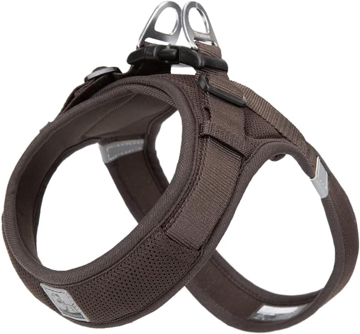 WINHYEPET Dog Harness Soft Mesh Reflective Breathable Step-in Dog Harness,Easy Adjustment Harness with Safety Buckle for Extra Small and Small Dogs, Vest Harness TLH3013(Purple,M)