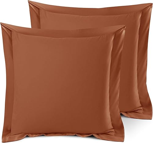 Miniatura 49 de Nestl Juego de 2 fundas de almohada suaves de microfibra de doble cepillado, fundas de almohada de cama prémium estilo hotel, con brida decorativa