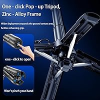 Vista 5 de Magsafe Selfie Stick/trípode para iPhone, mini palo de selfie de bolsillo 4 en 1, trípode portátil para teléfonos iOS y Android, ideal para viajes
