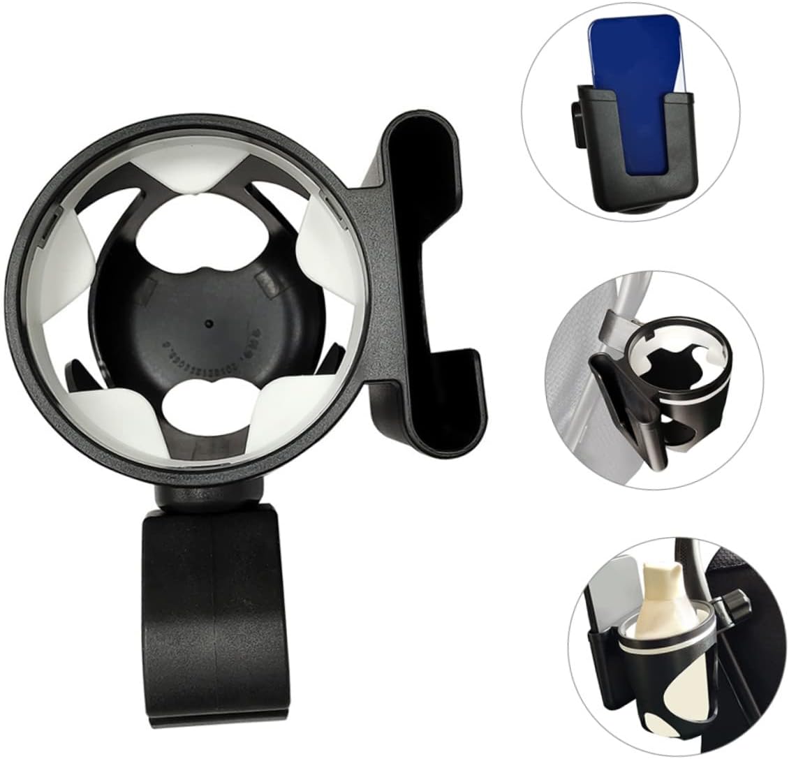 YARNOW Baby Bottle Holder for Stroller Multi-Functional Cup Rack Plastic Beverage Rack Boat Cup Holder