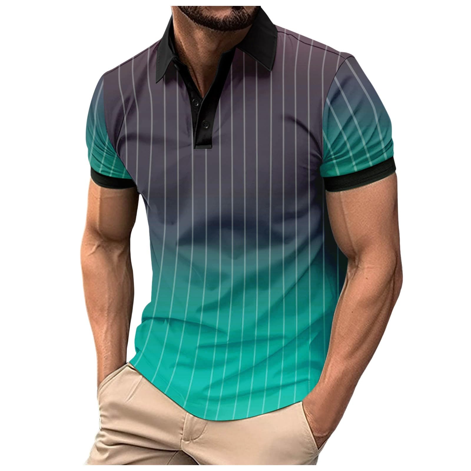 T-shirt d'été traditionnel type polo de sport ample et confortable