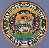 Embroidered Patch - Patches for Women Man - Colville Reservation CONFEDERATED Tribes Washington...