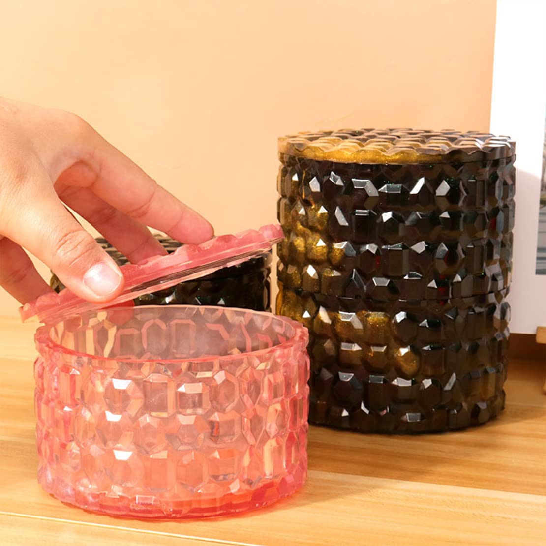Voyyphixa Stampo Silicone Scatola Porta Gioie Stampi per Resina