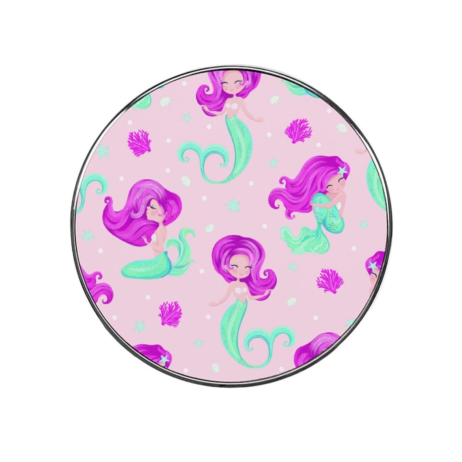 Mermaid Girl Alloy Fridge Magnet For Office Cabinet Refrigerator Whiteboard Photo