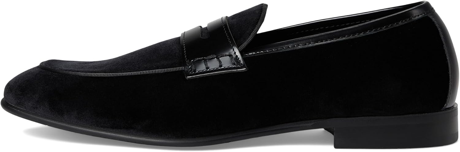Steve Madden Mens Santee Dress Loafer, Black Velvet, 10 - Image 9