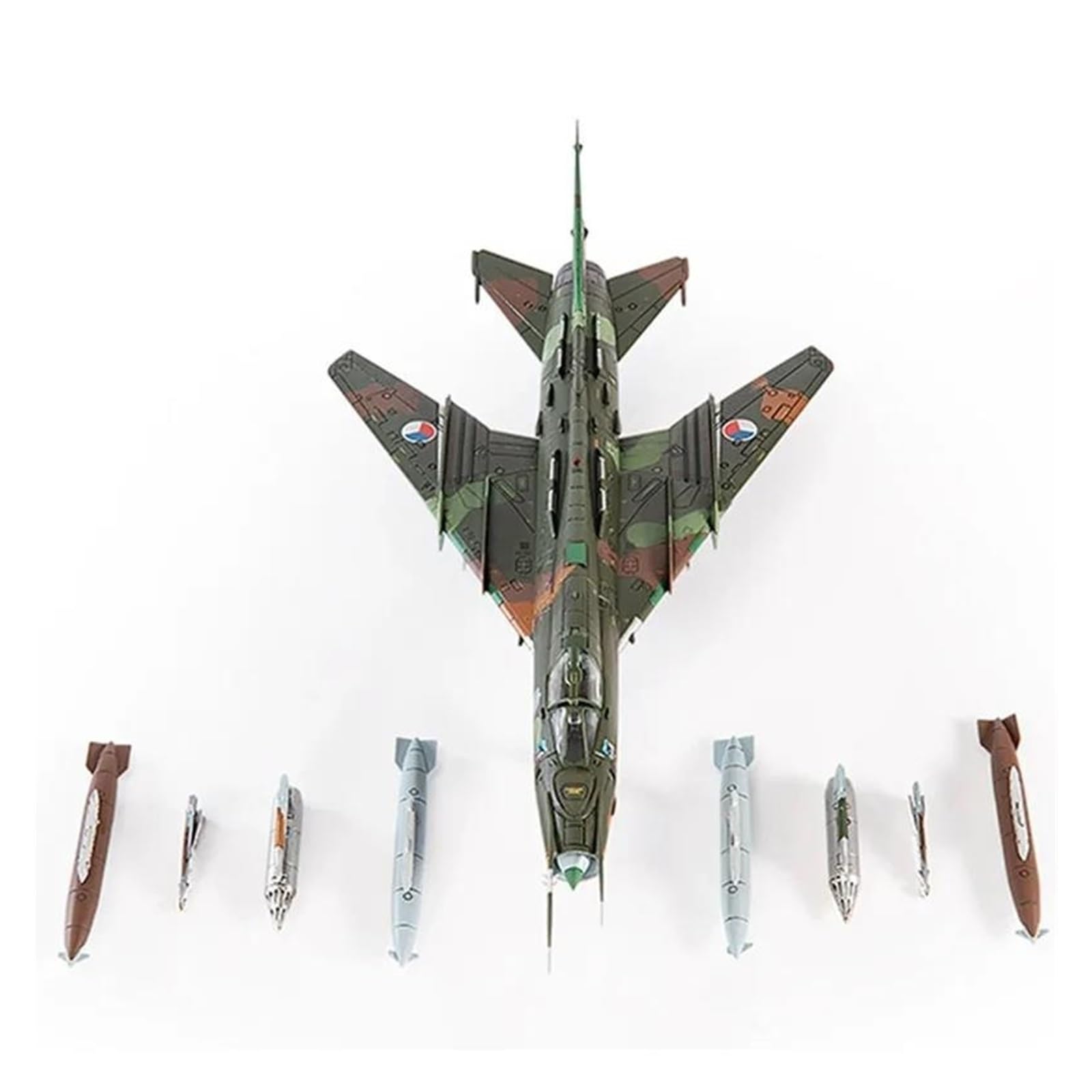 Odlew metalowy samolot w skali 1/72 dla czeskich sił powietrznych Su-22 M4 instalator samolot myśliwski Model samolotu do kolekcji i wyświetlania