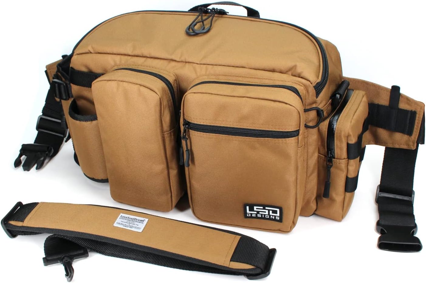Love Soul Dream Hip Bag Tuned Monster/Cordura Coyote Brown