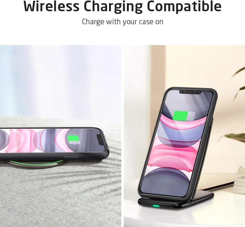 ESR Yippee Color Soft Case for iPhone 11, Liquid Silicone Rubber Case Cover [Comfortable Grip] [Screen & Camera Protection] [Velvety-Soft Lining] [Shock-Absorbing] for iPhone 11 6.1-Inch, Black