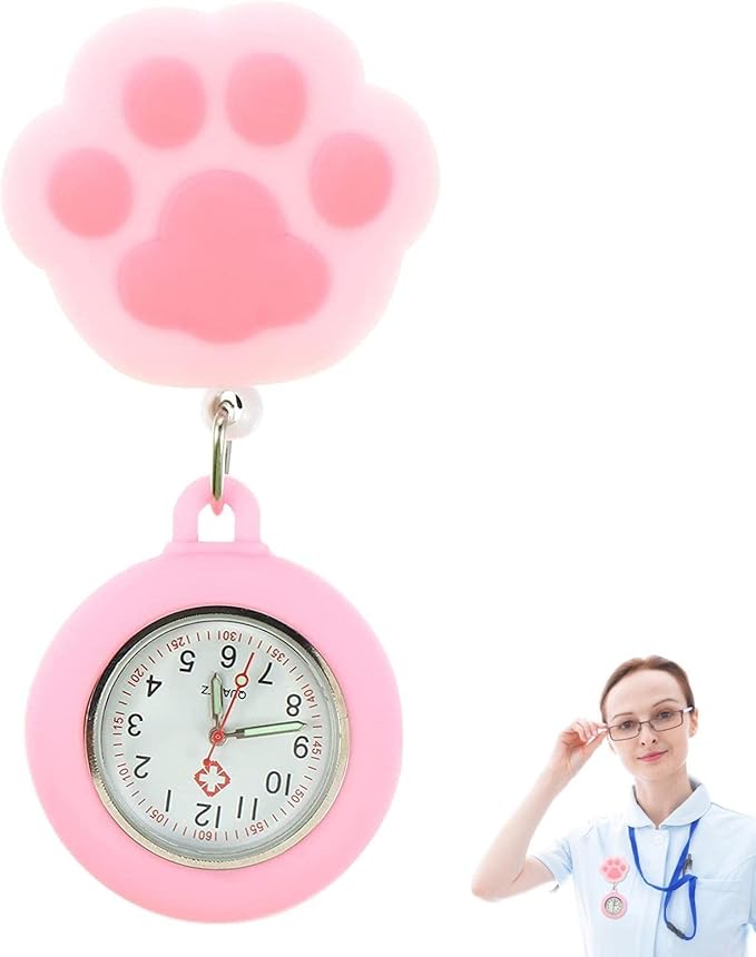 WRITWAA Montre De Poche Clip Lumineuse Pour Montre Suspendue Pratique