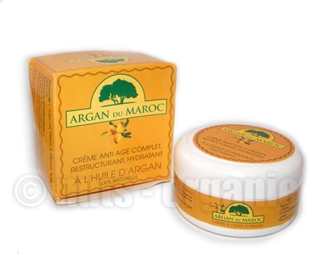 CREAM ANTI ÂGE FULL / COMPLETE : RESTRUCTURING, MOISTURIZER À LOIL OFARGAN 100% NATURAL ,POT 100ML