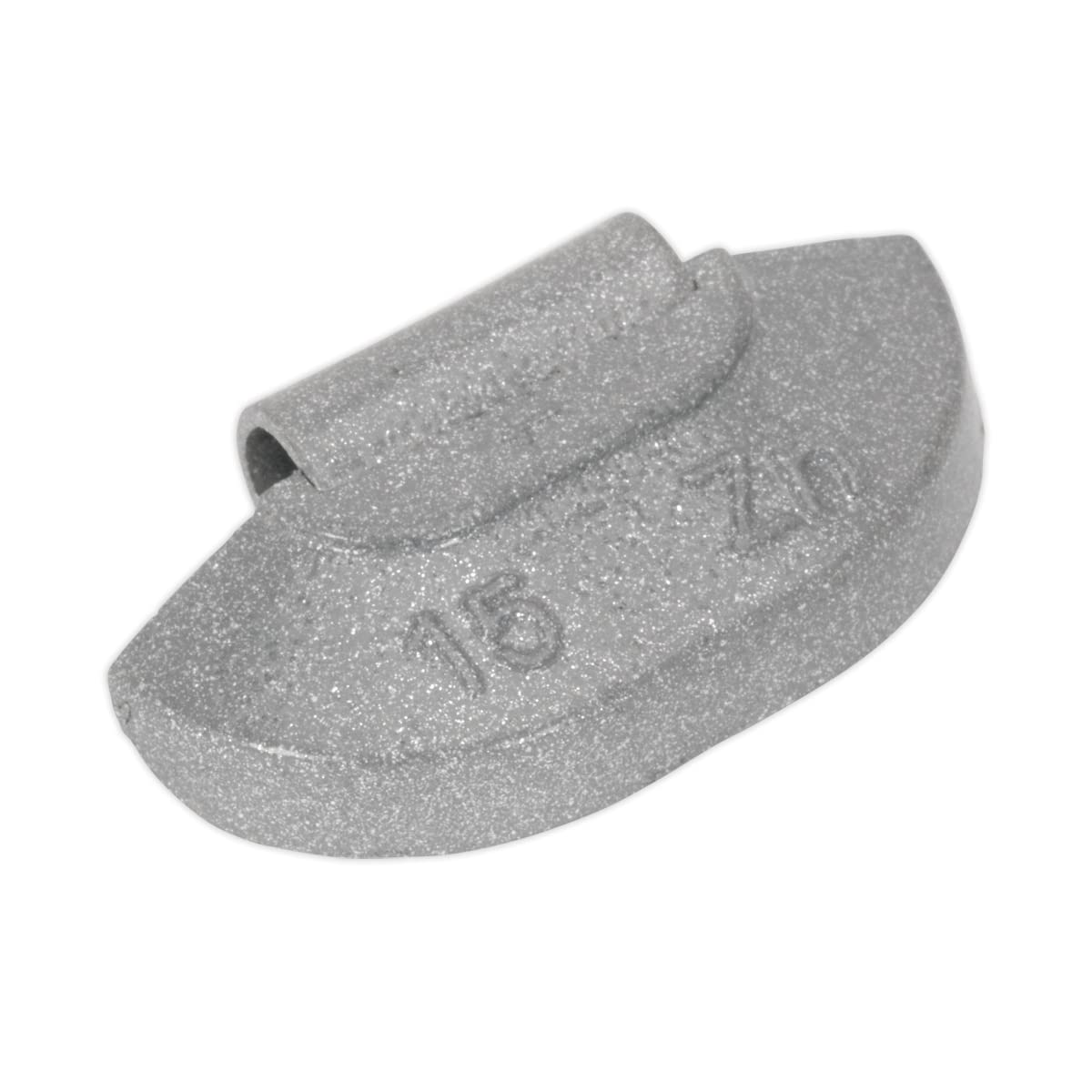 1x Pack Of 100 Sealey Wheel Weight 15g Hammer-On Zinc For Steel Wheels - WWSH15