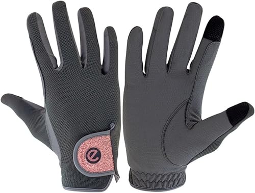Miniatura 16 de EQUEST GripPro X-LITE Guantes de equitación - Ligeros, transpirables, Material antideslizante - Parte trasera de malla cómoda - Guantes para Alpine