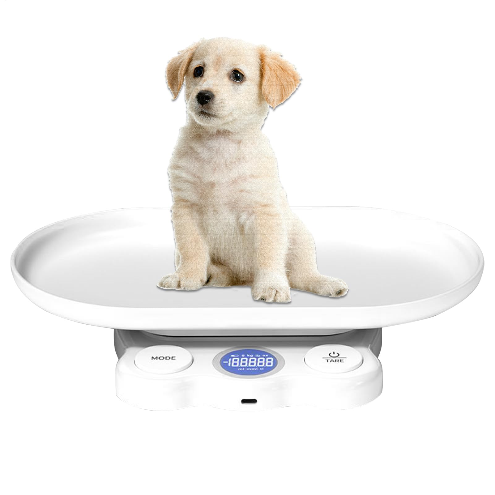 Báscula digital para perros y mascotas con medición de precisión 8