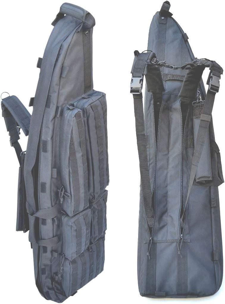 EXPLORER 36" 42" 46" 52" 3 Rifle Tactical Weapon Case Long Shotgun Hunting Bag Pro with YKK Zipper PAT3 Carrying Case Gun Bag Military Backpack Strapsinch