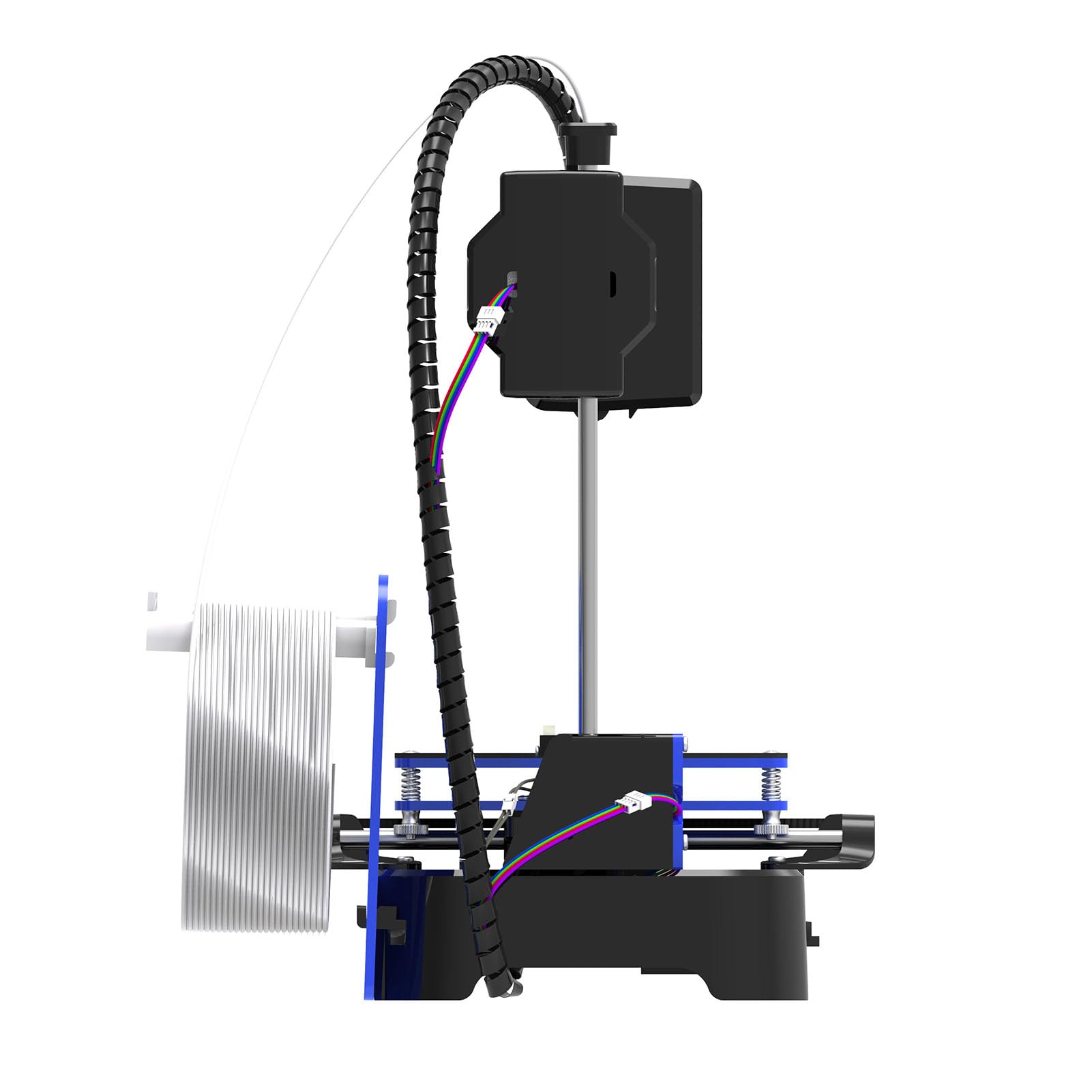 Lazmin112 Mini Stampante 3D, Stampanti 3D con Livellamento Automatico del Letto, Piccola Stampante Ad Alta Precisione per Principianti, Dimensioni di Stampa 4 X 4 X 4 Pollici