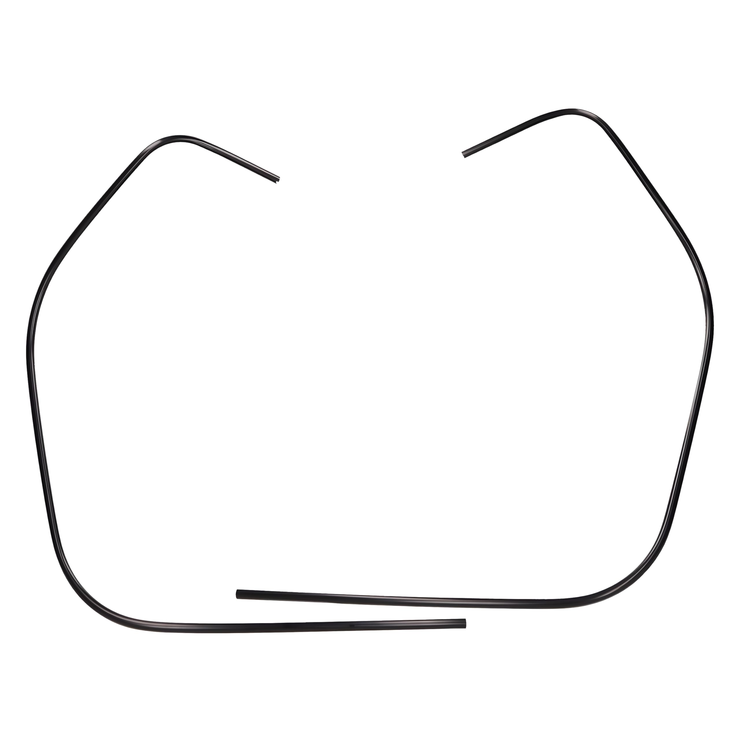 Protection de bord/tube fendu gauche + droit - Noir - Pour Vespa GT, GTS, GTV 125-300 ccm