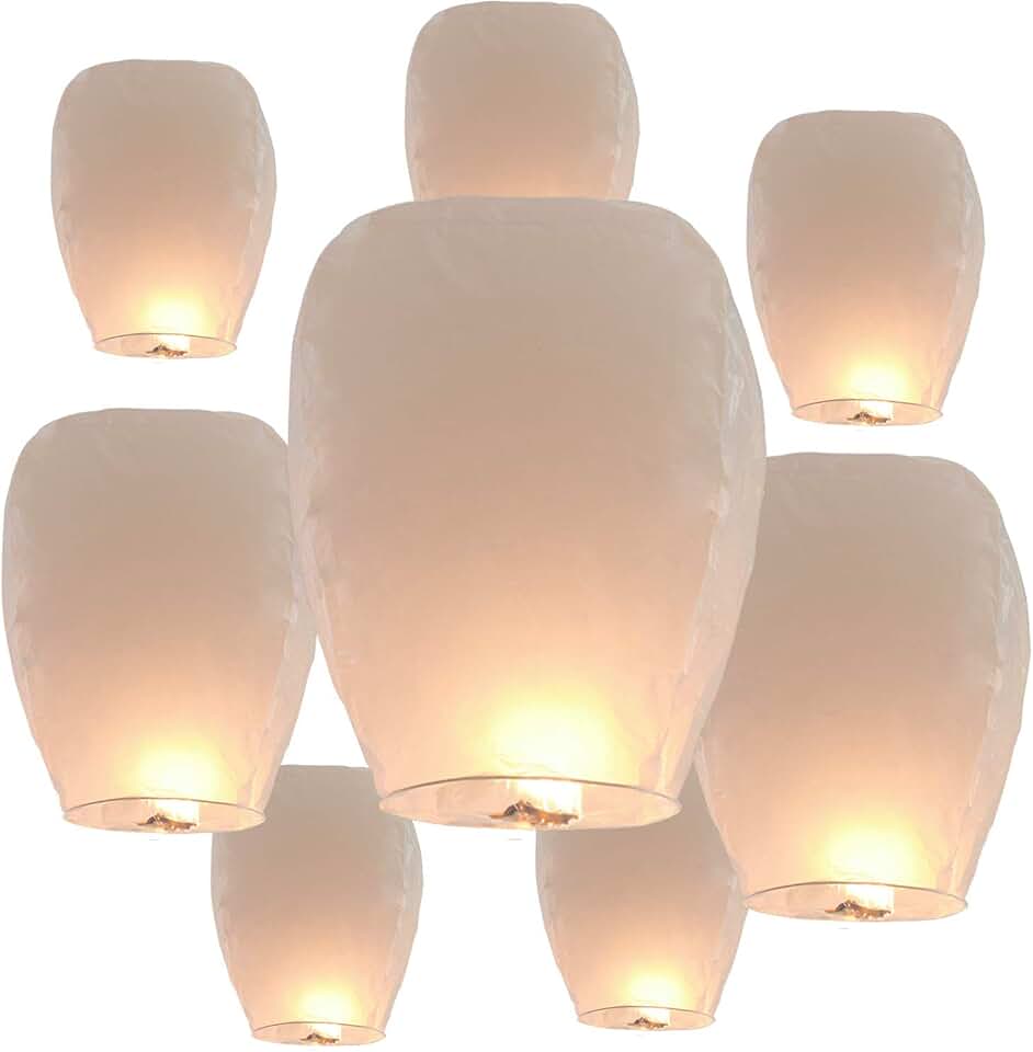 biodegradable floating lanterns