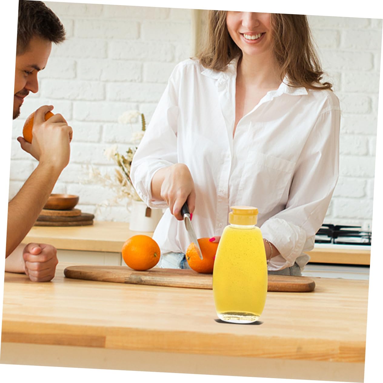 ABOOFAN 6pcs Tomato Paste Squeeze Bottles Plastic Honey Container Clear Bottles with Lids Jar for Ketchup Clear Honey Holder Jam Holder Honey Jar The Pet Storage Plastic Jar re-usable