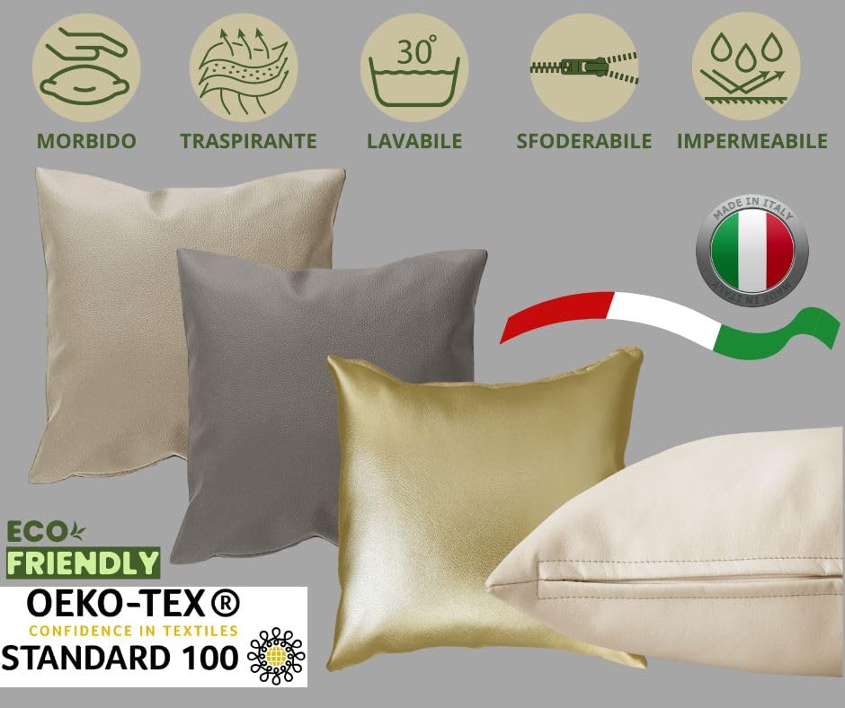 Cieffepi Home Collections Federa Copricuscino MULTICOLOR (60x60, Arancio
