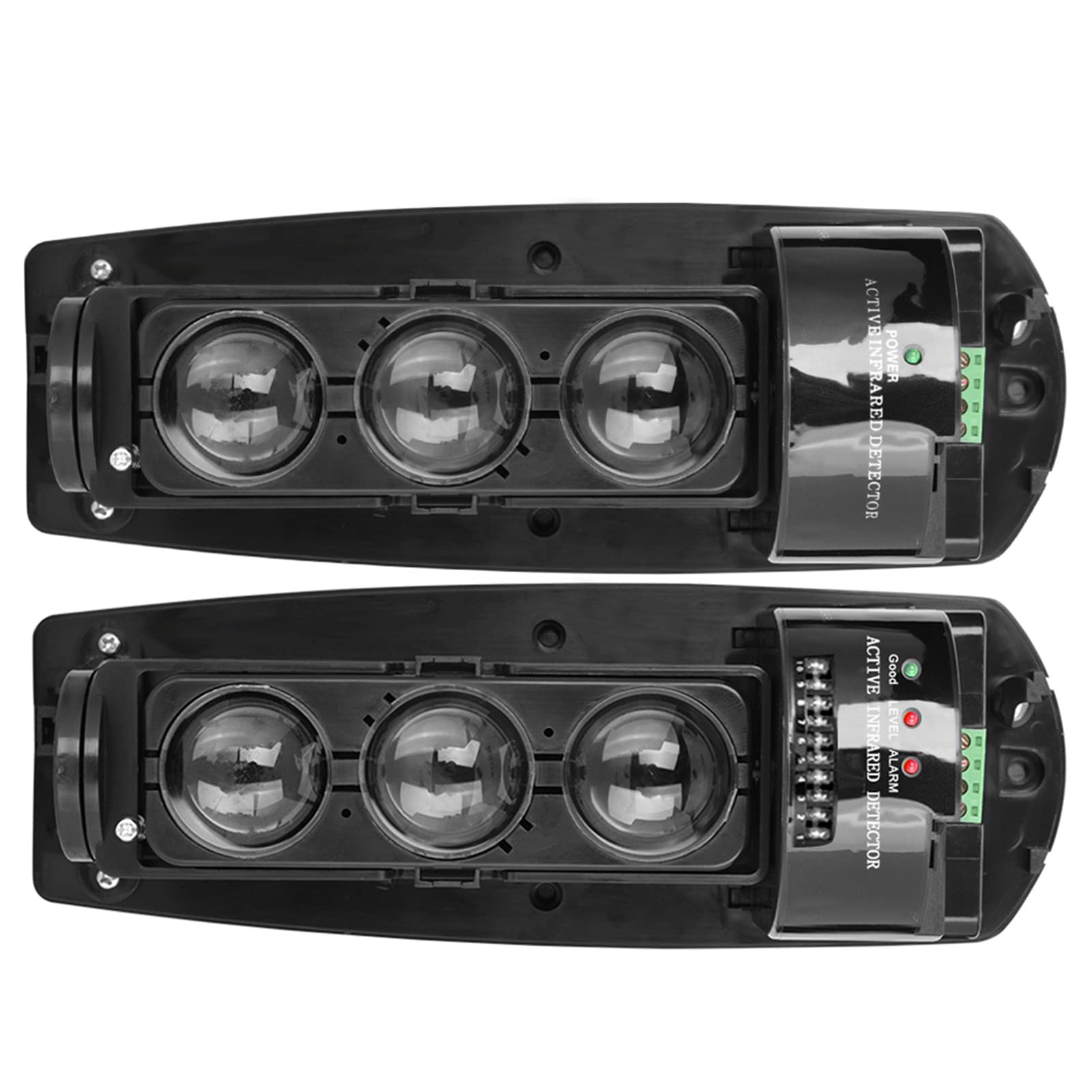 Pongnas di Sicurezza con Rilevatore di Allarme LED a Triplo Raggio con Lente di Precisione con Margine Ad Alta Potenza per Uso Esterno (Triplo raggio ABE-100)