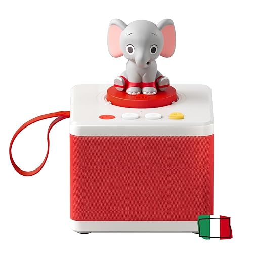 Immagine del prodotto FABA - Raccontastorie Bianco - Cantastorie per Bambini, Cassa Audio con Personaggio Sonoro Ele l'Elefante, Gioco Educativo, Contenuti da 0 a 6 anni