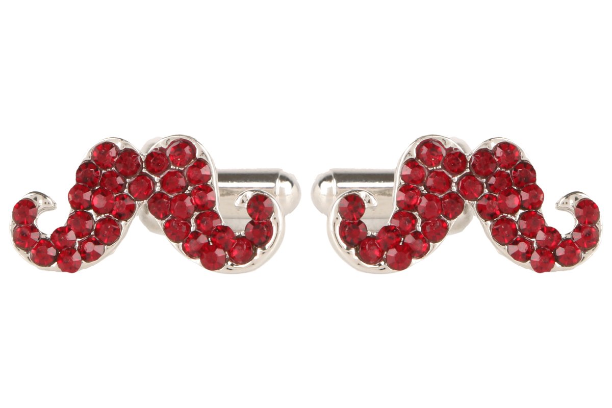 Classic Moustache/Moochh Shaped Brass Cufflink for Men|791|