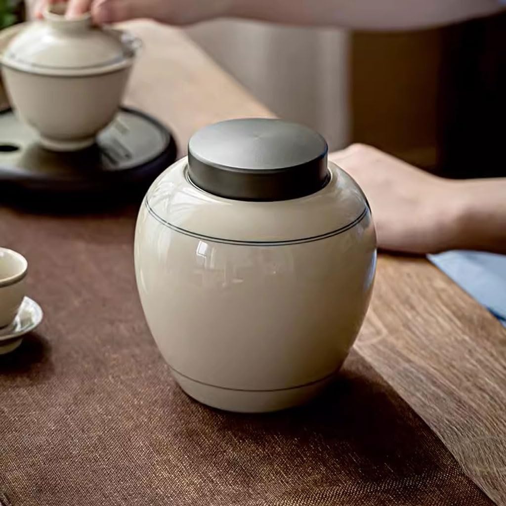 Ceramiczne słoiki na herbatę na żywność, uszczelnione słoiki, słoiki do przechowywania herbaty, domowe retro słoiki na herbatę, ręcznie robione ceramiczne słoiki, pojemniki do przechowywania