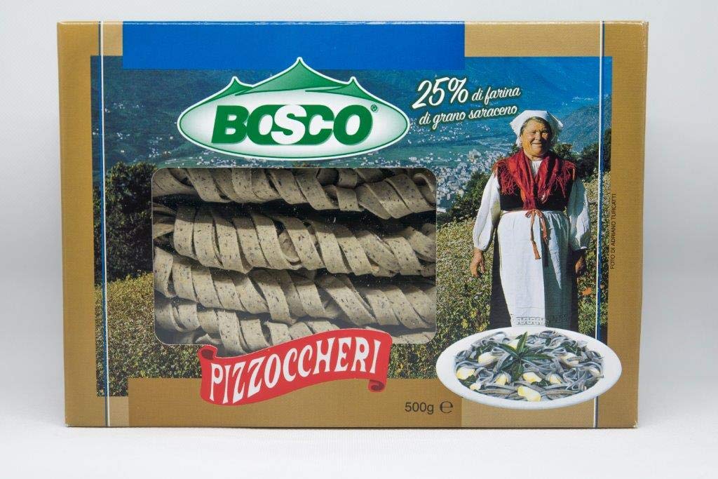 Bosco Pizzoccheri de Valtellina en Caja 2 Paquetes 500 g