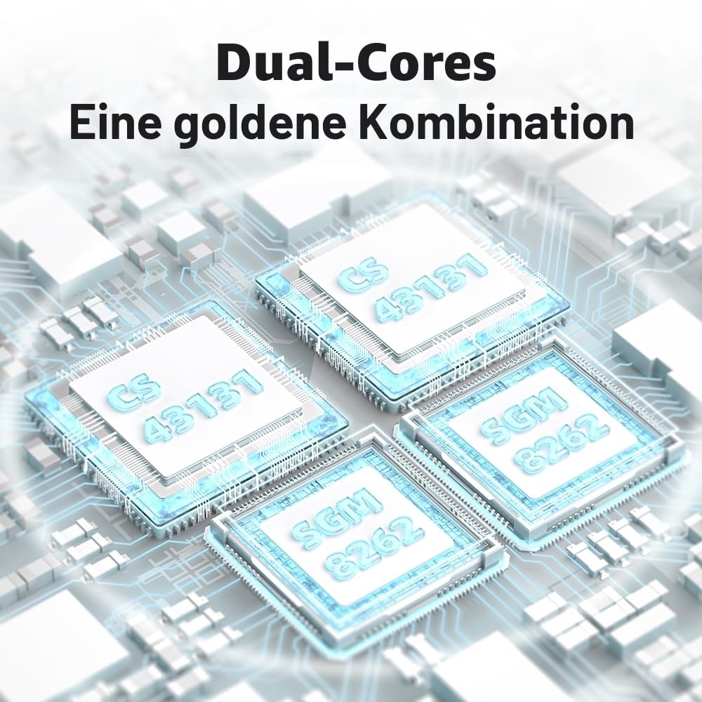 FiiO KA13 Tragbarer Dual-DAC-Verstärker 3,5 mm 4,4 mm Ausgänge Silber