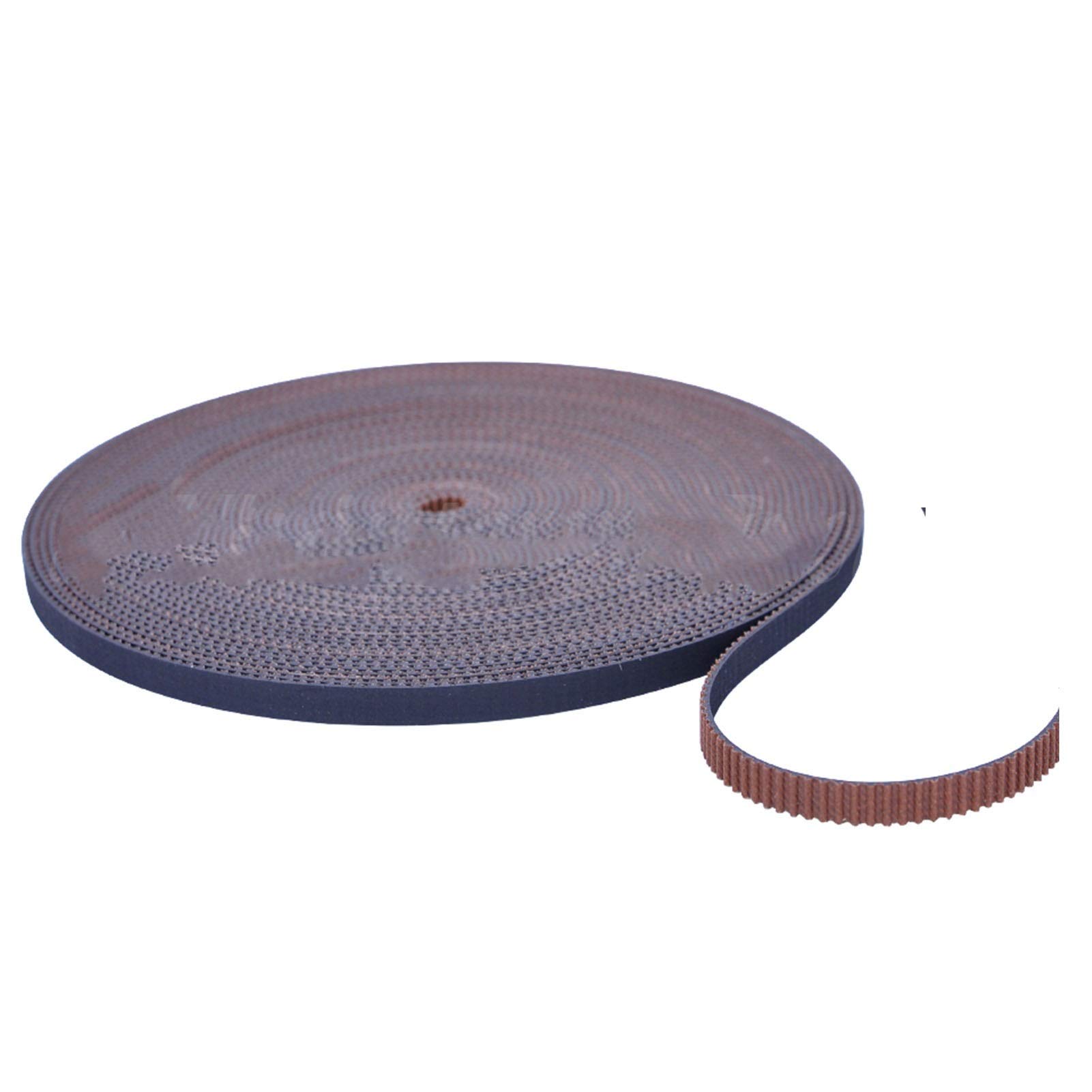 Pasek rozrządu Jinchao 2GT przekładniowy pasek synchroniczny, szerokość 6 mm / 9 mm / 10 mm / 15 mm, odporny na zużycie pasek zębaty GT2 do drukarki 3D (kolor: długość 50 m, rozmiar: 2GT 10 mm)