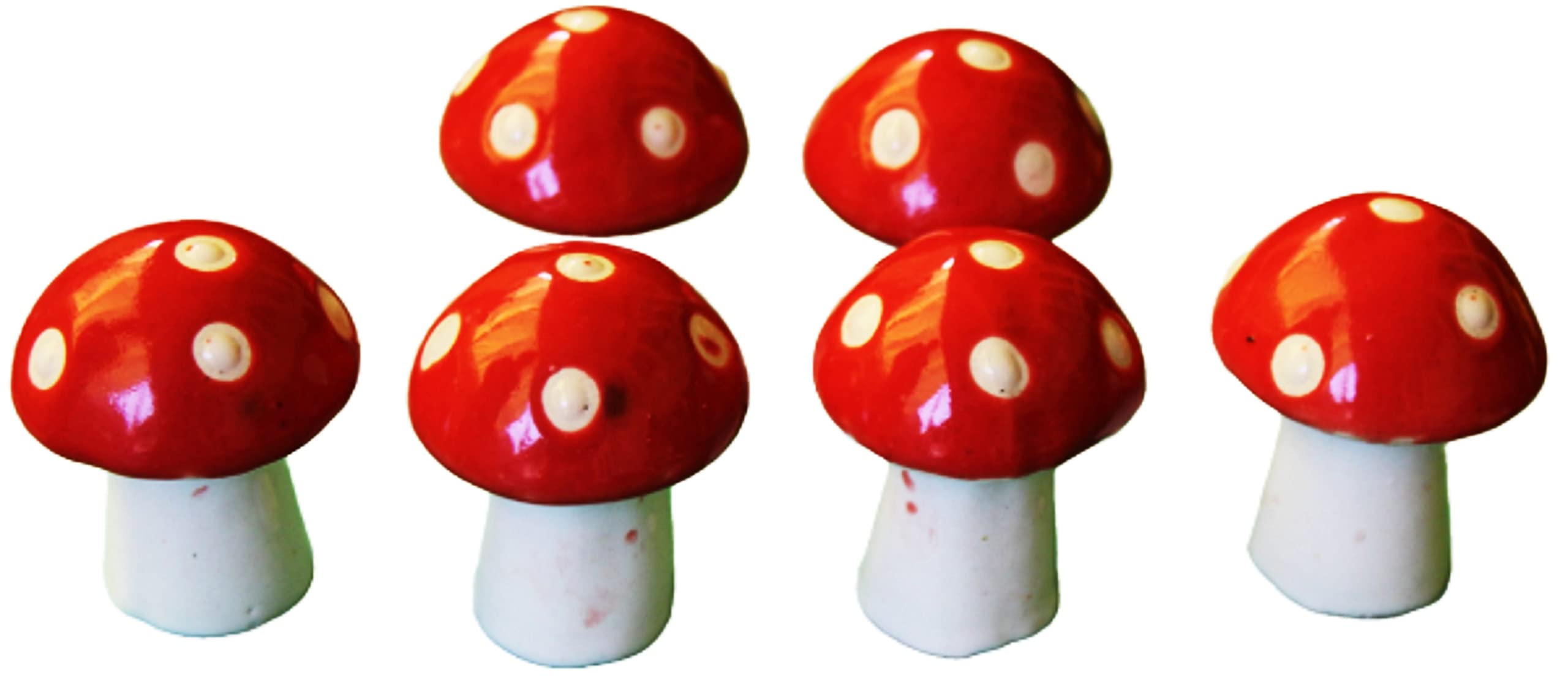 See full amazon price history chart for BERRYCRAVE Set of Ceramic Miniature Red Mushroom Toys Garden Accessories for Decoration in Terranium Playhouse Indoor Pot | Size = 5.5 X 4.5 CMS per Piece (RED-Set of 6) BERRYCRAVE Set of Ceramic Miniature Red Mushroom Toys Garden Accessories for Decoration in Terranium Playhouse Indoor Pot | Size = 5.5 X 4.5 CMS per Piece (RED-Set of 6) (B09TBJTRLK) Amazon Price History, Amazon Price Tracker