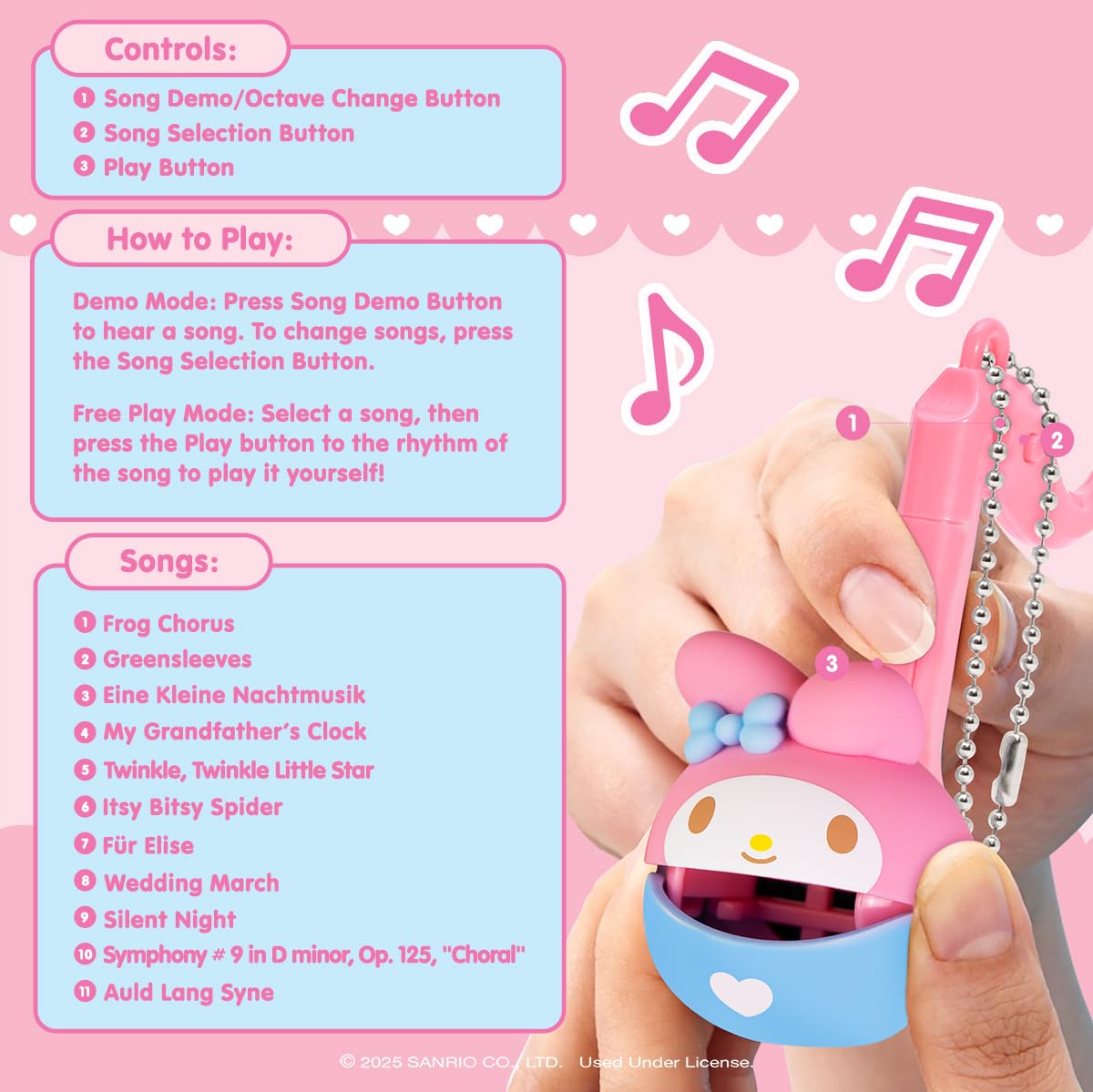 Amazon.com: Otamatone Melody Hello Kitty and Friends Electronic