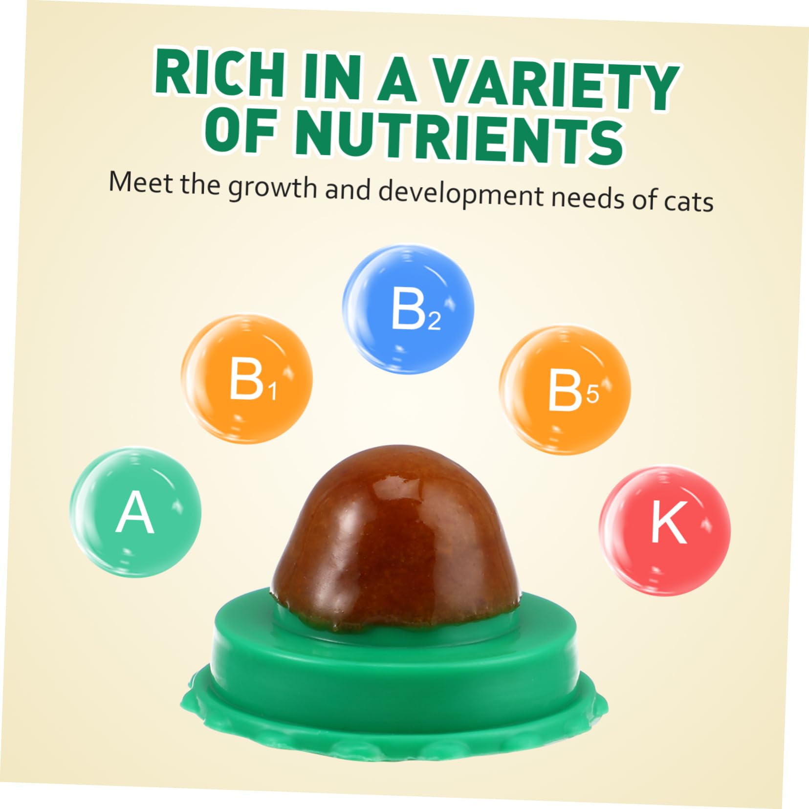 Ipetboom 30piezas Bolas Lamedoras para Gatos De Golosinas Nutritivas Sabores Aleatorios Suplemento Hidratante para Mascotas