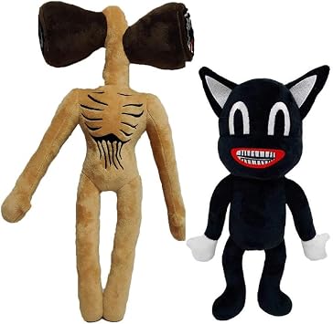 Siren Head Plush Cartoon Dog Cartoon Cat Plush Toy for Boys and Girls Home Party Gift Birthday Gift Brown