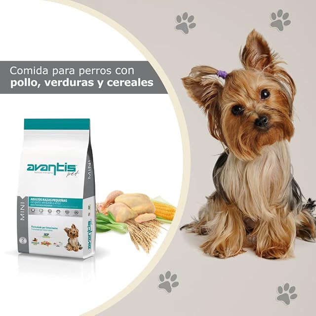 Foto 3 de 8 de Avantis Pet Mini Pollo y Arroz 2 kg - Pienso para Perros Adultos de Raza Pequeña - Hierbas Naturales