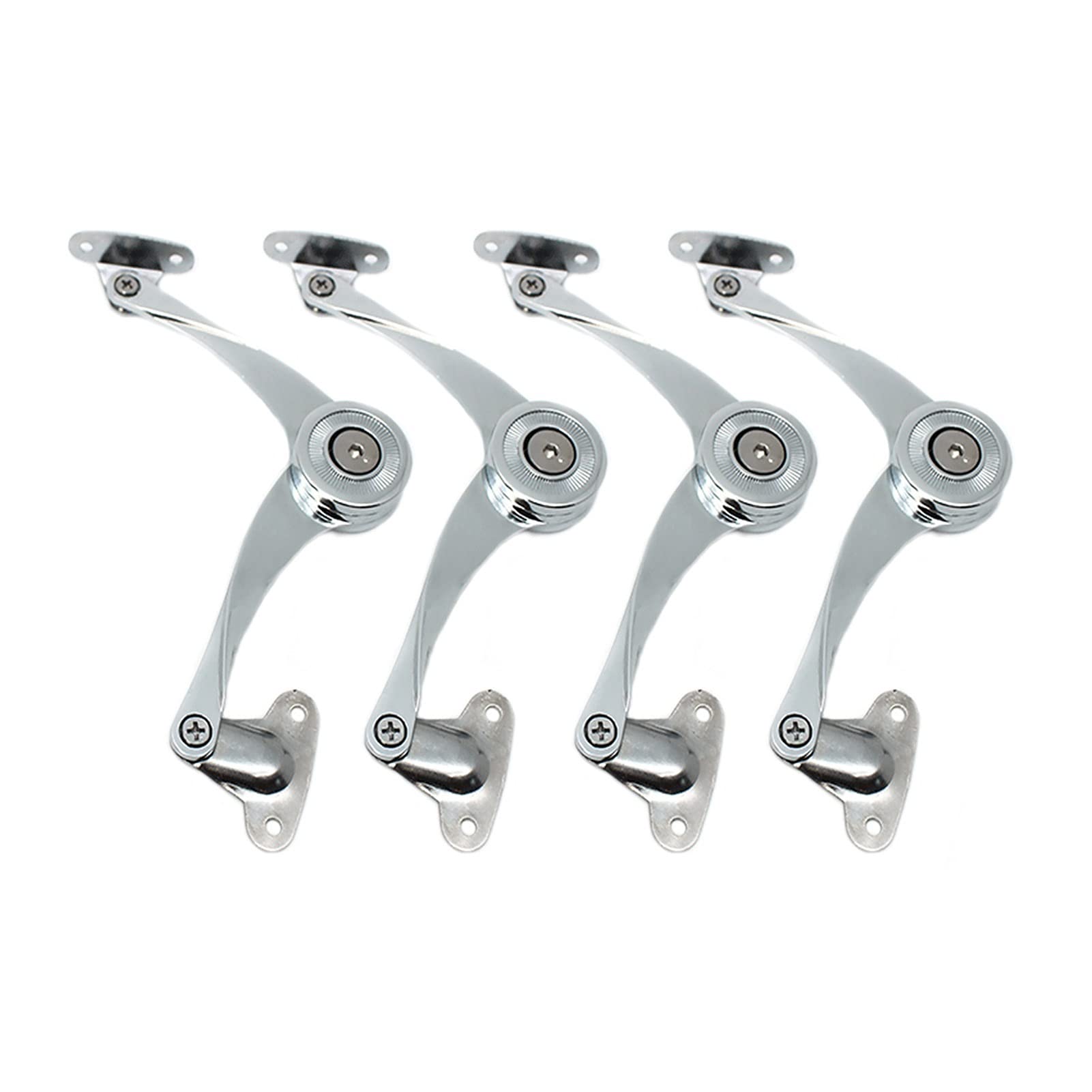 Shundeed One Color 4Pcs Zinc Alloy Adjustable Support Door Lifting Bracket, Kitchen Cabinet Door Hinge, Used For Cabinets, Wall Cabinets, Etc.